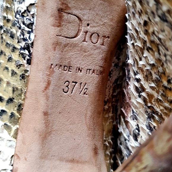 🔥Christian Dior Python Snakeskin Pumps - Picture 8 of 17